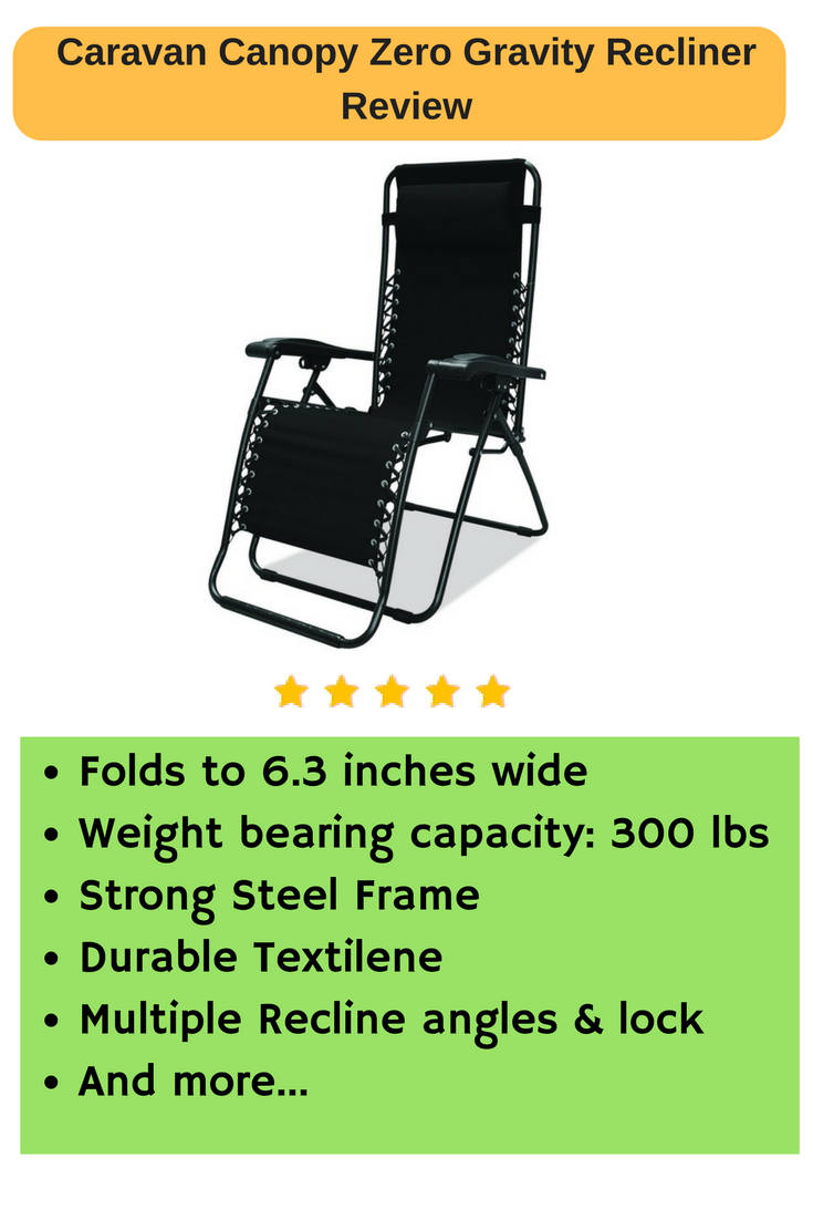 caravan canopy zero gravity chair