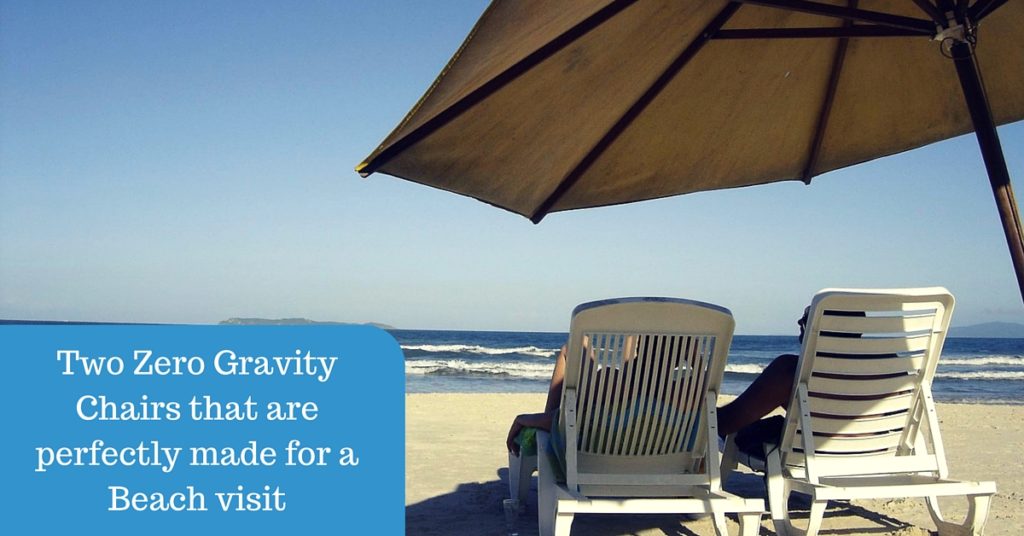 Top two zero gravity beach chair